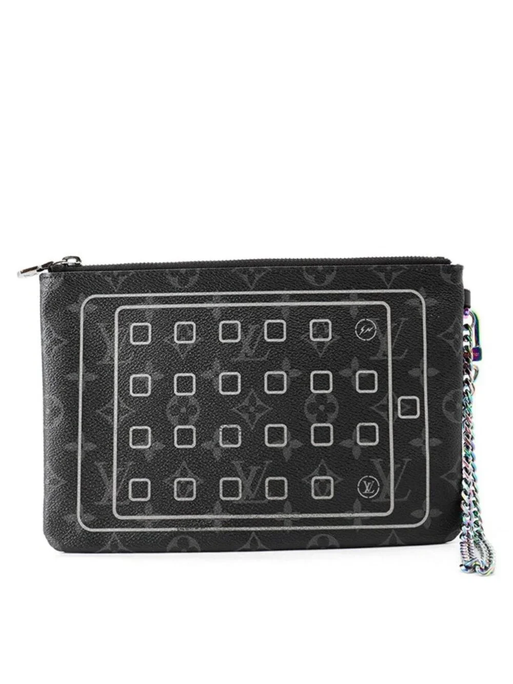 Louis Vuitton Clutch Monogram Eclipse iPad Pouch Case Fragment Hiroshi Fujiwara